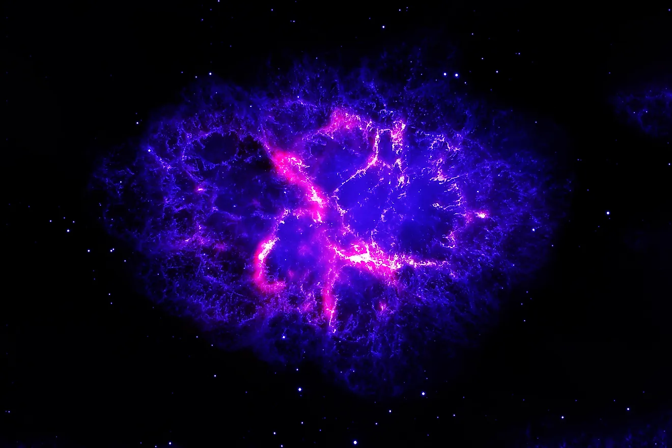 Neutron star, pulsar with elements furnished NASA. Image Credits: Artsiom P via Shutterstock