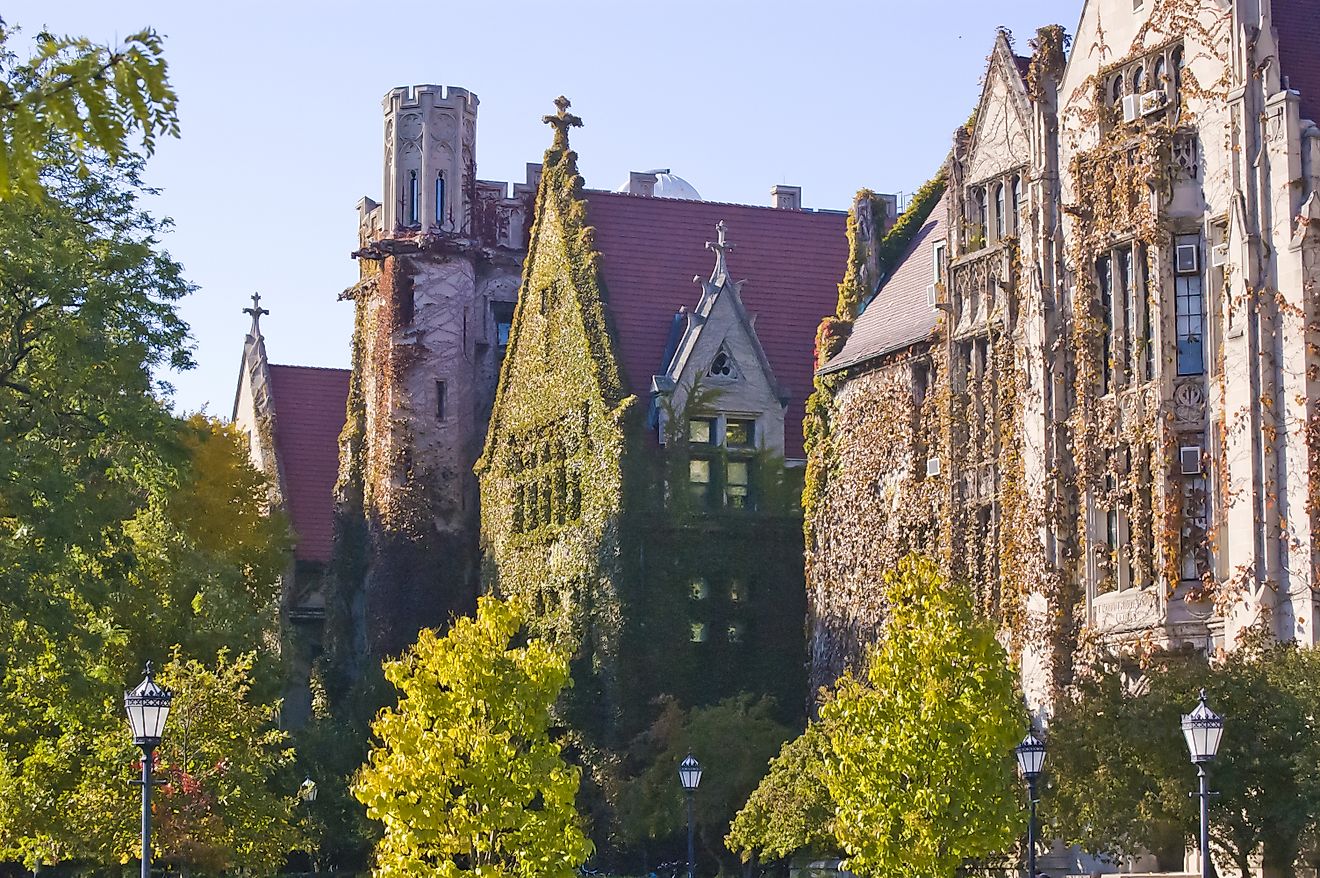 The University of Chicago in the city's Hyde Park neighborhood.