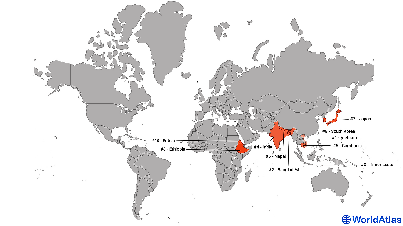 Which Country Has the Shortest Name? - WorldAtlas