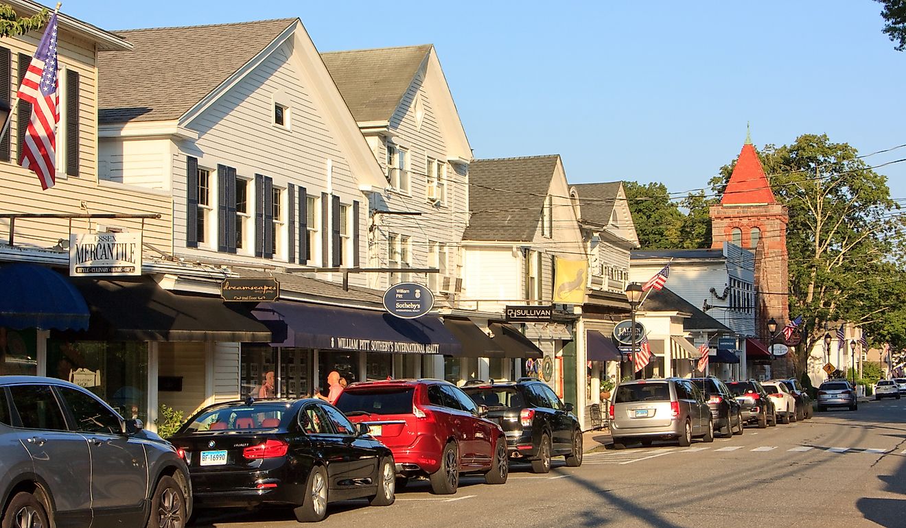 Main Street in Essex, Connecticut. Image credit: danf0505 / Shutterstock.com.