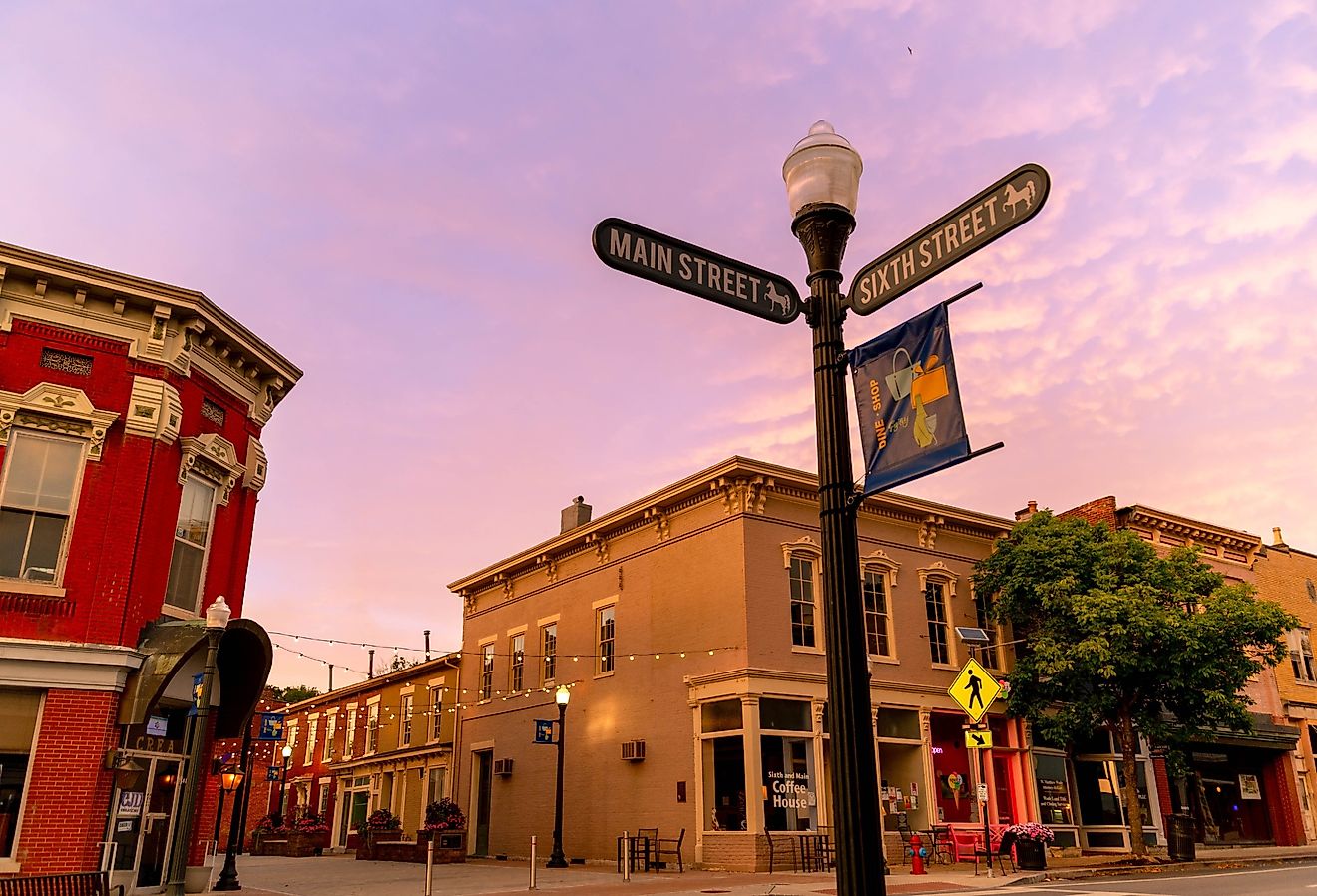 The City of Shelbyville, Kentucky redesign of Sixth Street is in the heart of the Historic District. Image credit Blue Meta via Shutterstock