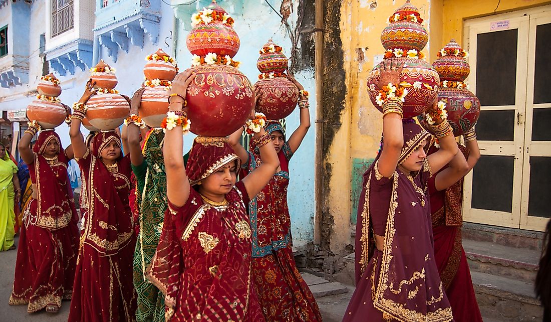 Indian wedding ceremony in Bundi, Rajasthan, India.  Editorial credit: Svetlana Eremina / Shutterstock.com