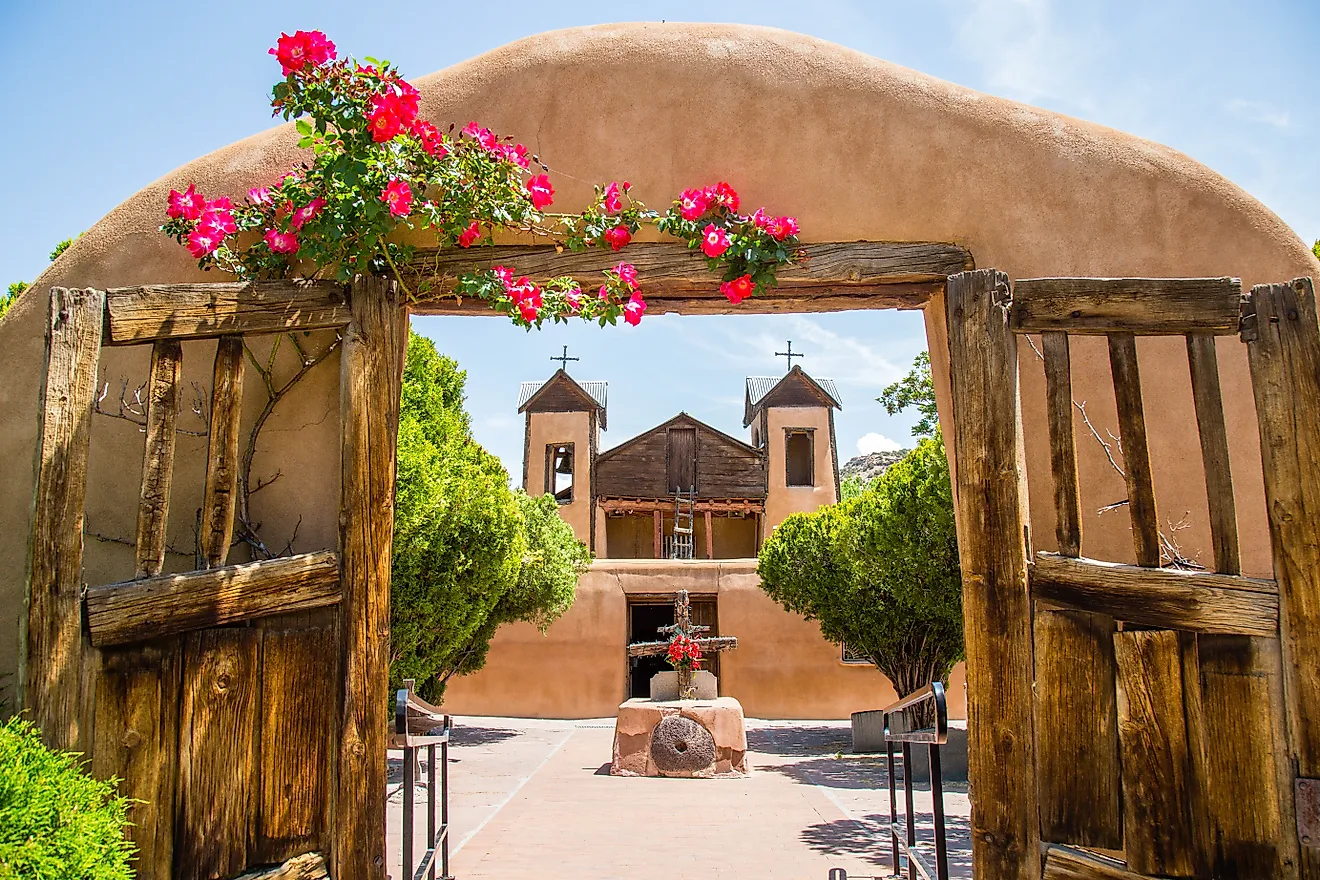 El Santuario de Chimayo pilgrimage site in New Mexico