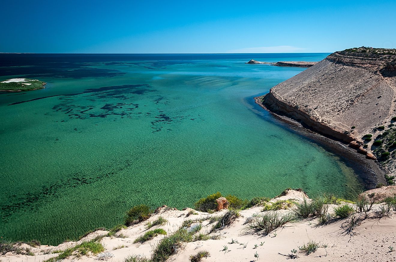 Aerial View of Francois Peron, Shark Bay, Western Australia