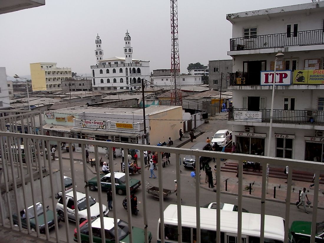 Brazzaville, the capital of the Republic of the Congo. Editorial credit: StreetVJ / Shutterstock.com.