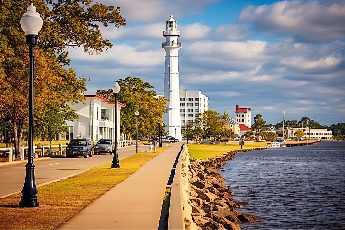 Walkway in Biloxi, Mississippi.