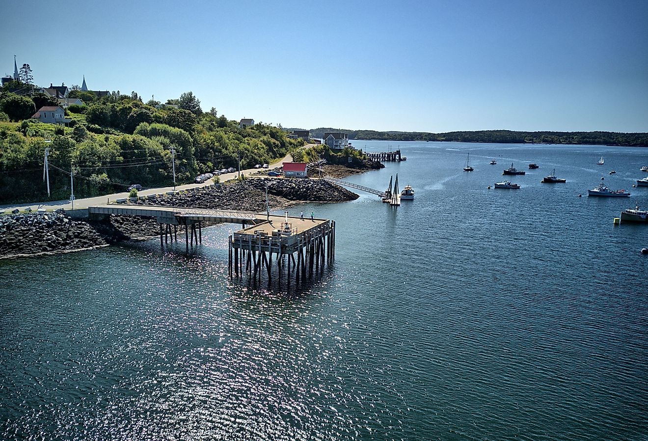 Lubec, Maine's historic waterfront