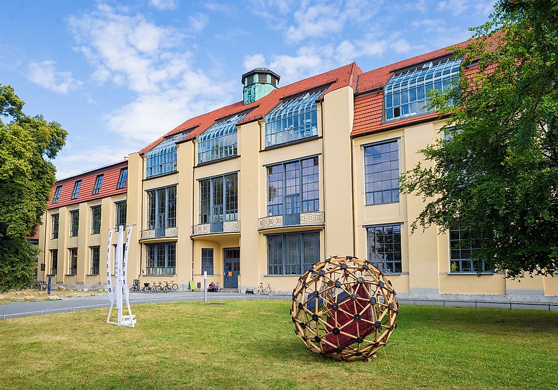 The Bauhaus school was founded on the idea of Gesamtkunstwerk. Editorial credit: pp1 / Shutterstock.com