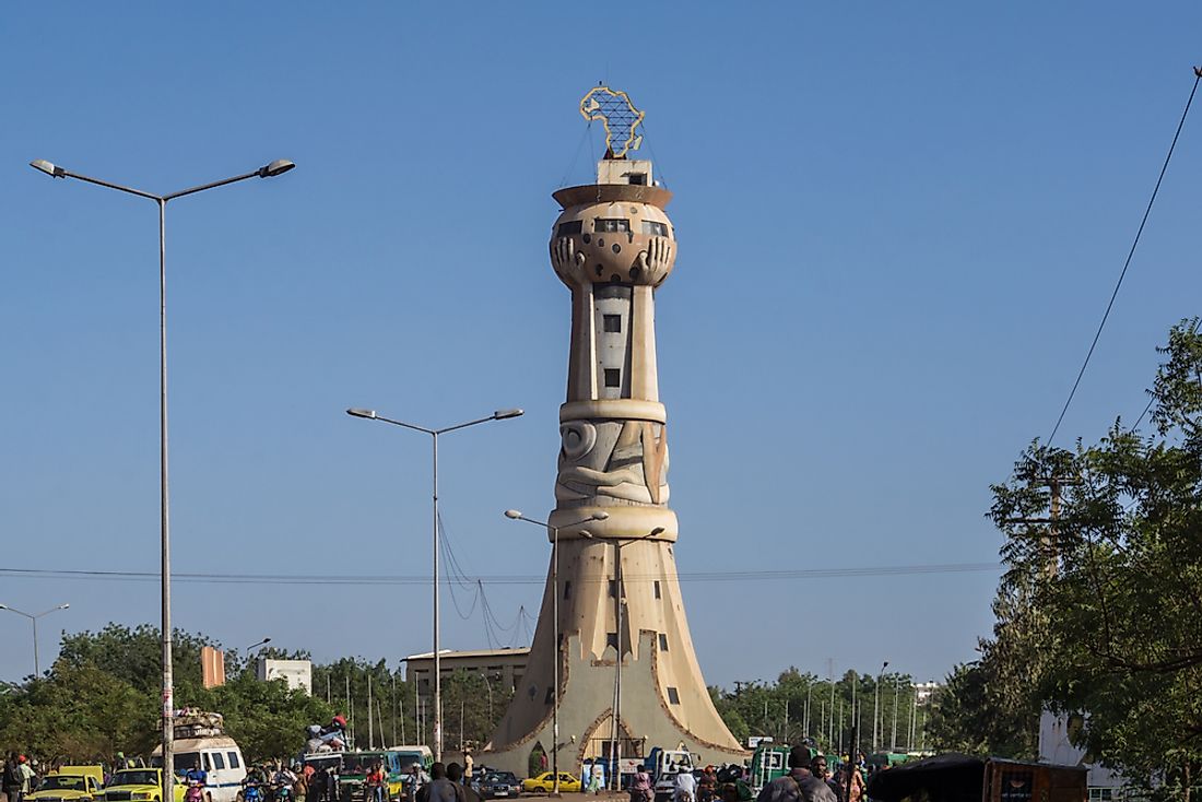 The Tower of Africa in Bamako, Mali. 