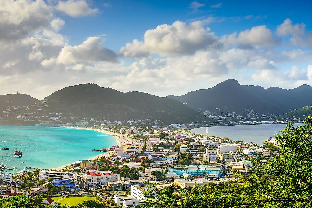 Great Salt Pond, Sint Maarten. 