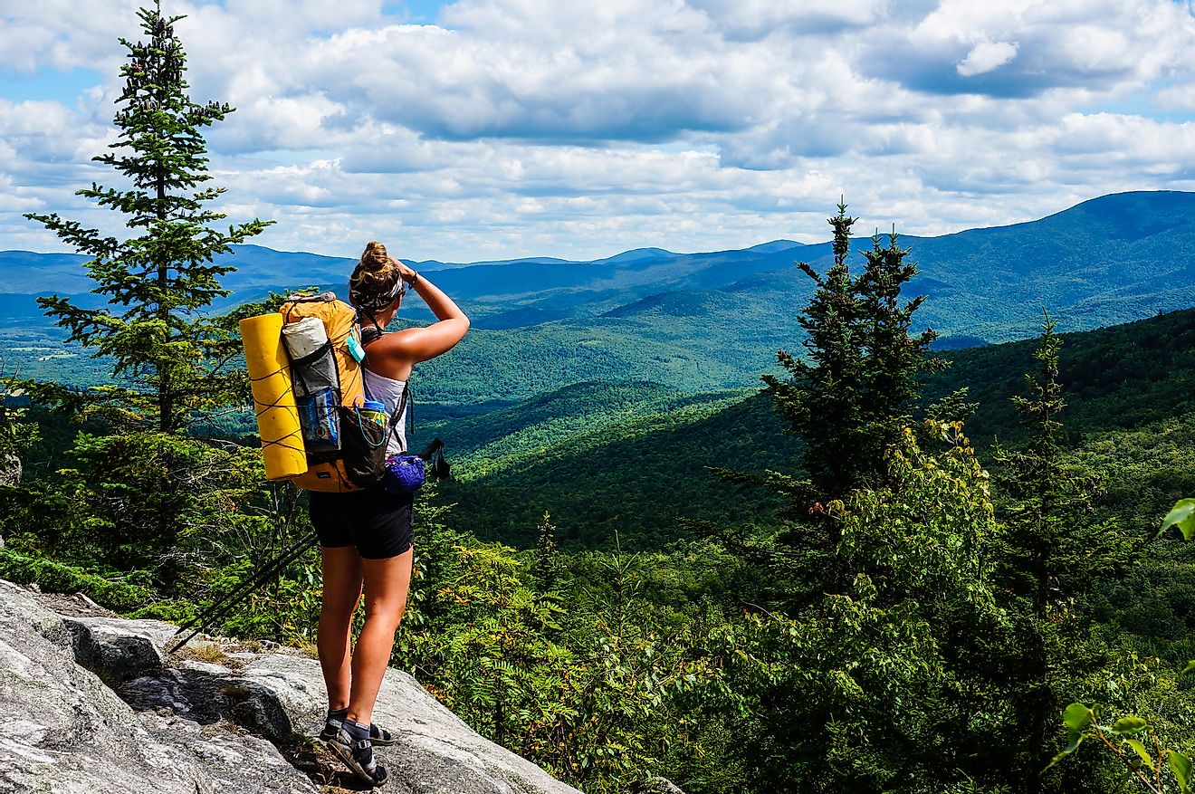 A hiker on the Appalachian Trail. Editorial credit: Andrew Repp / Shutterstock.com