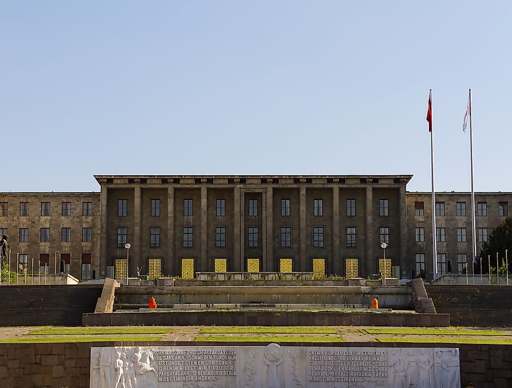 The seat of the Parliament of Turkey. Editorial credit: mdgn / Shutterstock.com. 