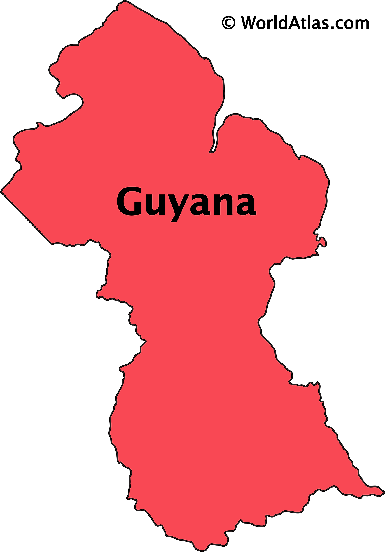 Esquema Mapa de Guayana