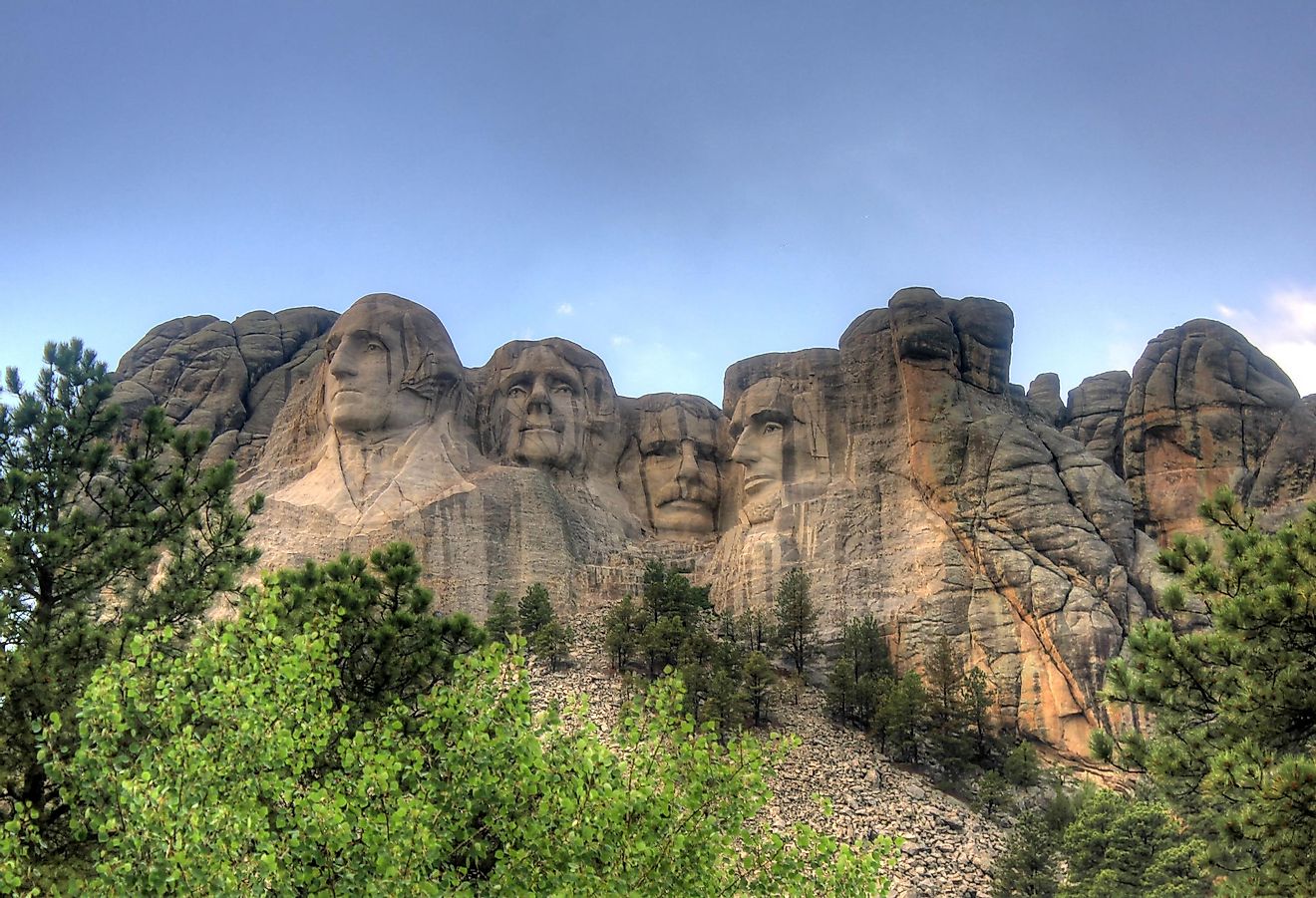 Mount Rushmore is part of the Black Hills Range, one of the oldest mountain ranges in the world. Image credit: www.goodfreephotos.com