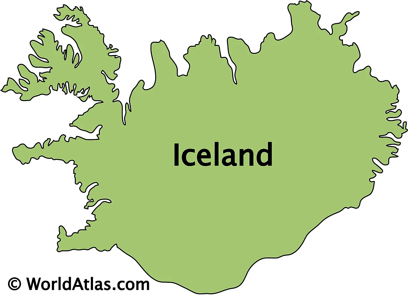 Esquema Mapa de Islandia