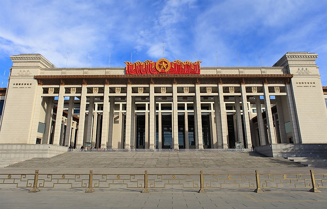 The National Museum of China in Beijing. 