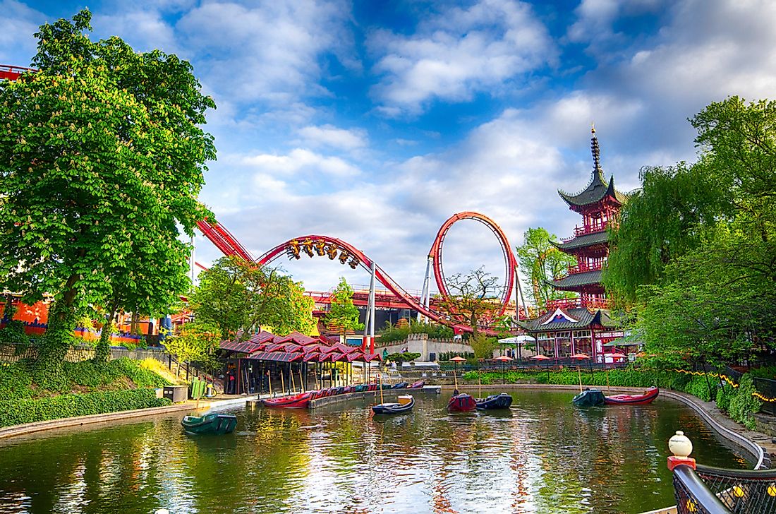 Tivoli Lake, Copenhagen. 