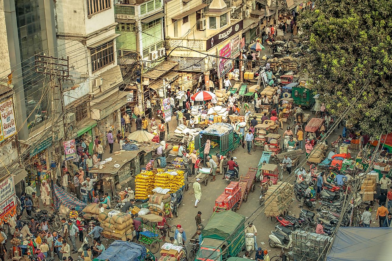 The Khari Baoli Market. Image credit: Nicolo&#39; Zangirolami/Shutterstock.com