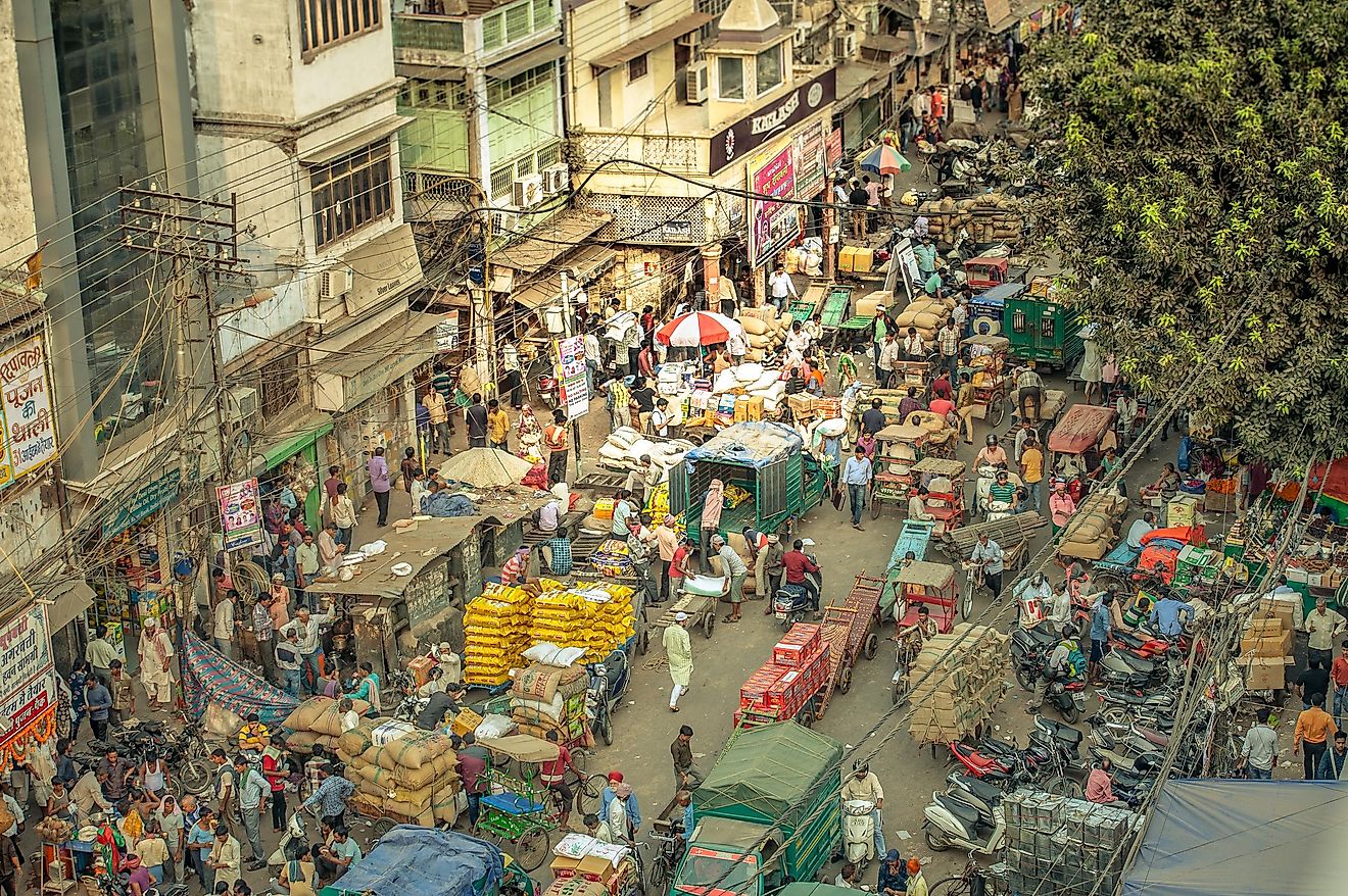 The Khari Baoli Market. Image credit: Nicolo' Zangirolami/Shutterstock.com