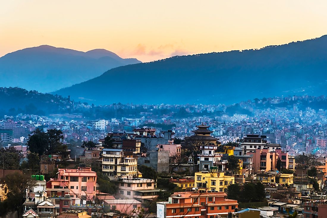 Kathmandu, the capital city of Nepal. 