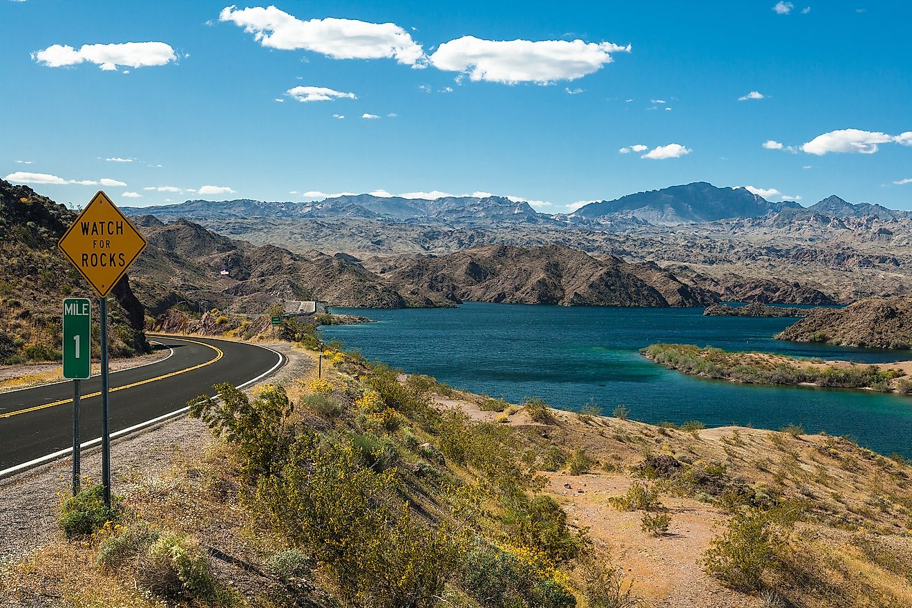 Lake Mohave at Lake Mead National Recreation Area near Bullhead City, Arizona, USA.