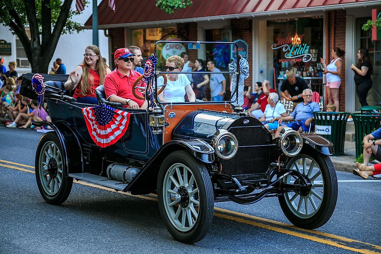 4th of July in Lititz, Pennsylvania (Editorial credit: George Sheldon / Shutterstock.com)