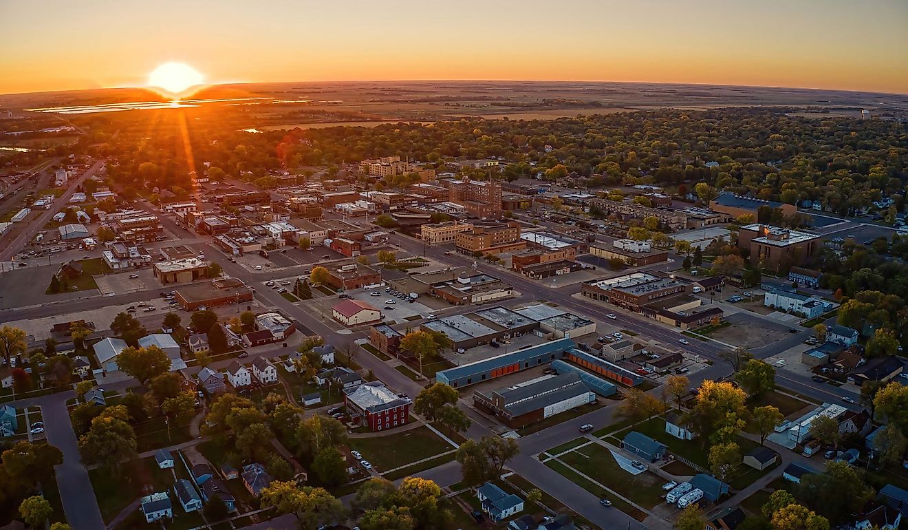 Morning in Huron, South Dakota.
