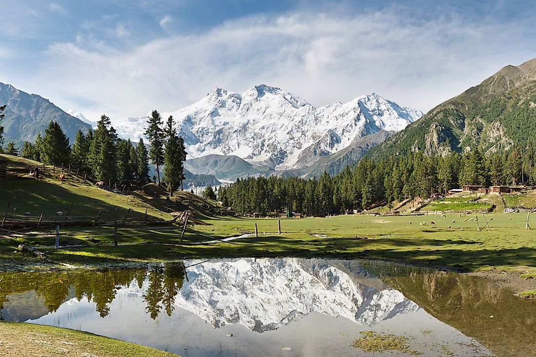 Nanga Parbat, the world's ninth highest mountain, is found in Pakistan. 