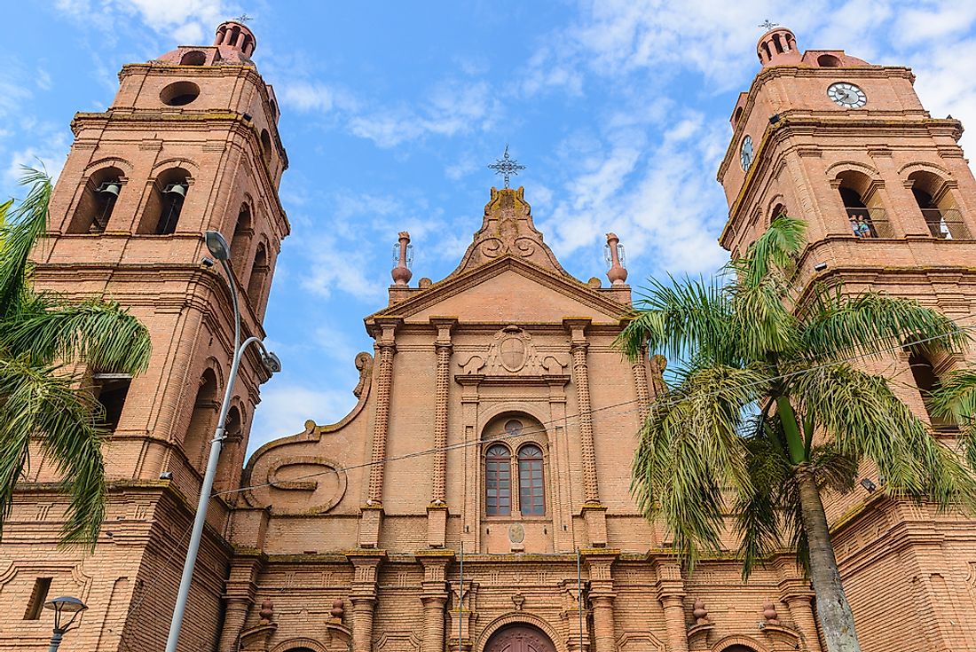 Cathedral of San Lorenzo, Bolivia. 