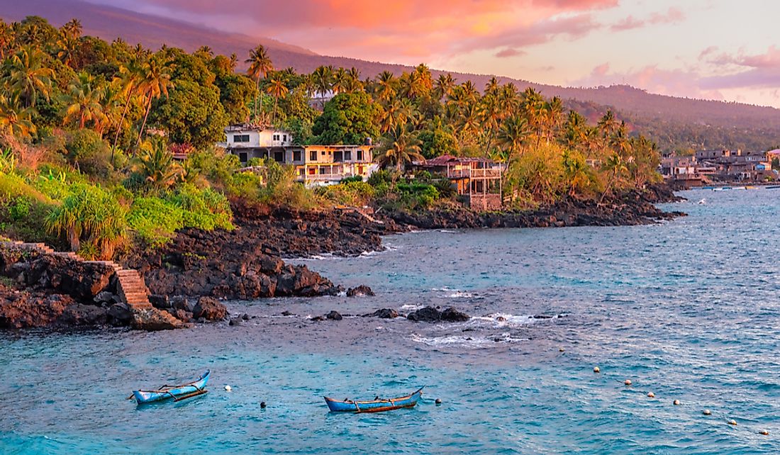 Resort hotel on Grand Comore island, Comoros.