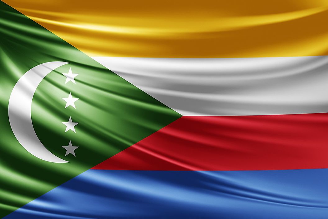 The flag of the Comoros.