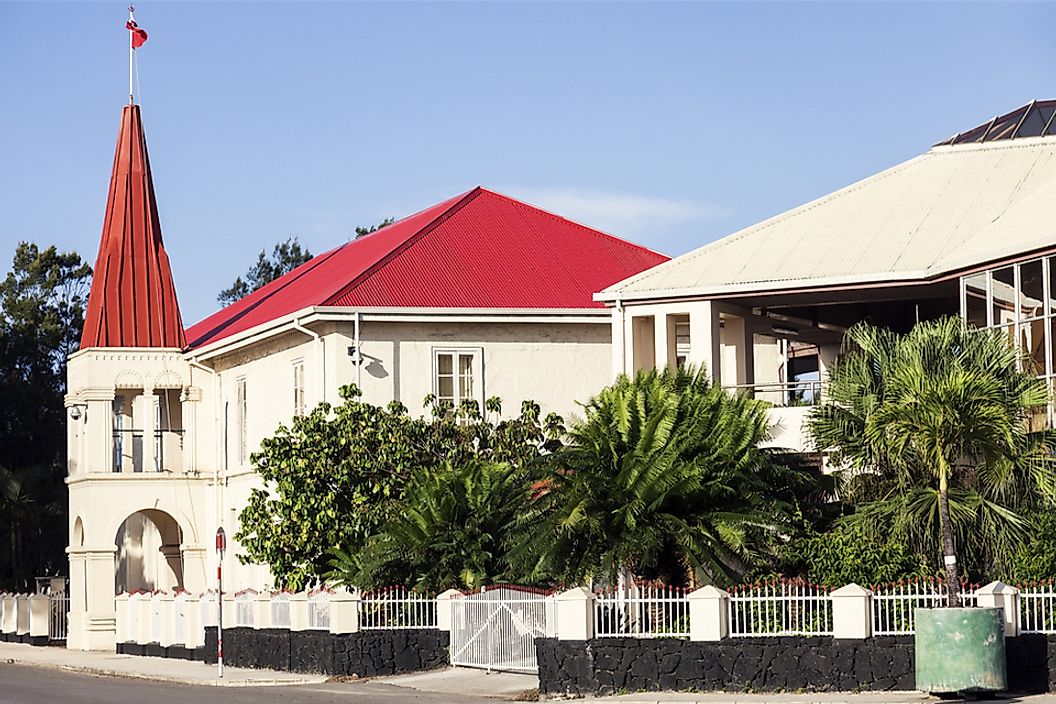 Tonga's Parliament Building in Nuku'alofa.