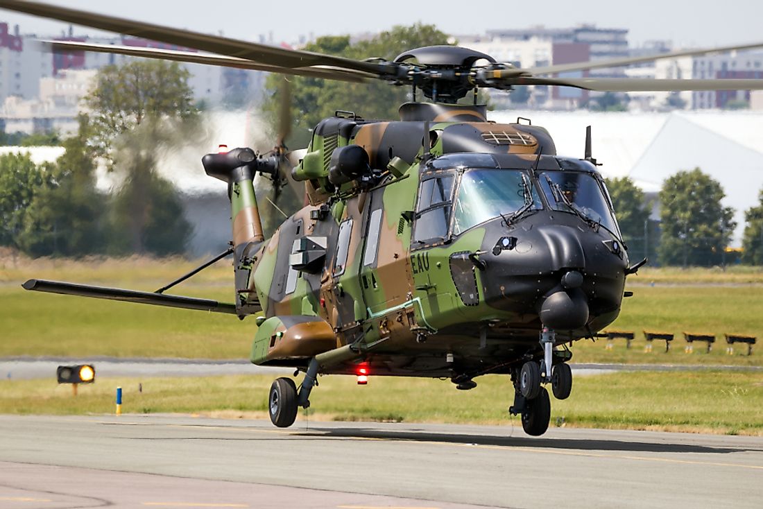 French Army helicopter Editorial credit: VanderWolf Images / Shutterstock.com.