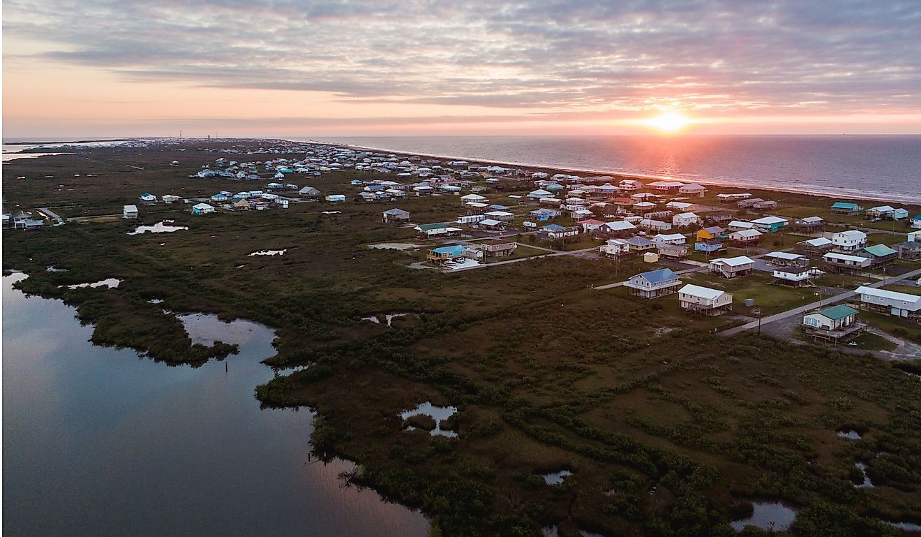 Grand Isle Louisiana at Sunrise