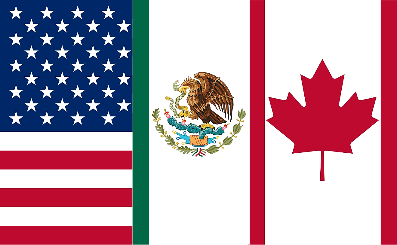 Flag of the North American Free Trade Agreement (NAFTA)