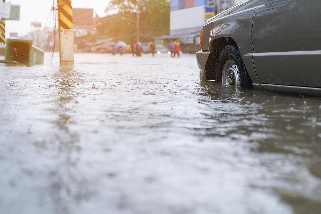 With climate change, sea levels are rising and flooding is affecting more of the world's population. Image credit: thanatphoto/Shutterstock