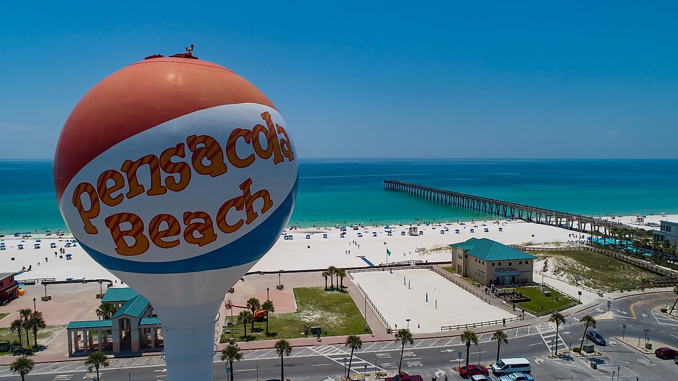 The famous Pensacola Florida water tower