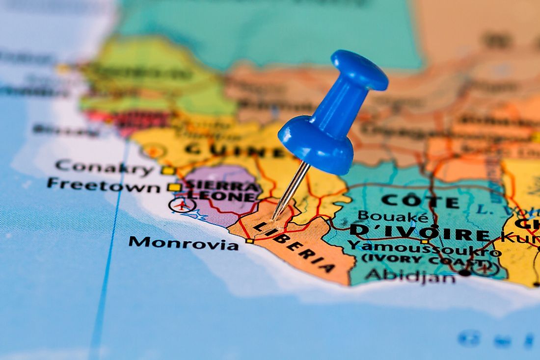 Liberia has an extensive coastline along the Atlantic Ocean.
