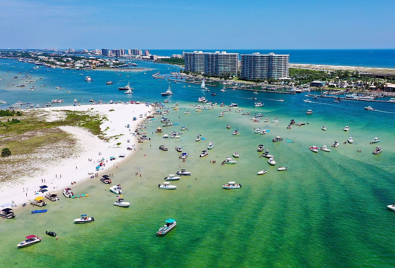 Overlooking Perdido Pass, Orange Beach, Alabama.