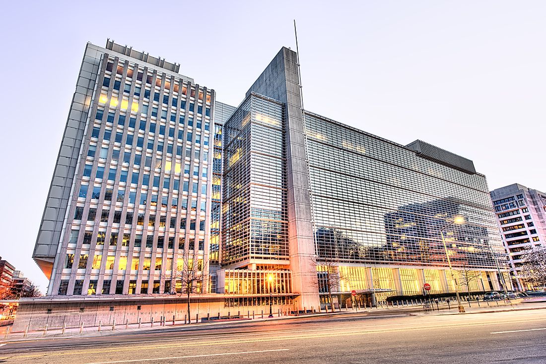 The World Bank Group Headquarters in Washington, DC. Editorial credit: Andriy Blokhin / Shutterstock.com. 