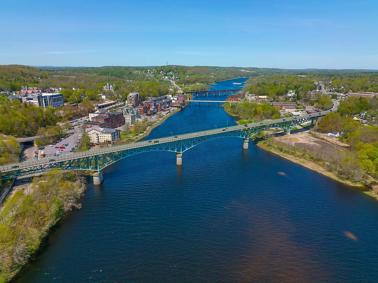 Augusta, Maine, on the Kennebec River,