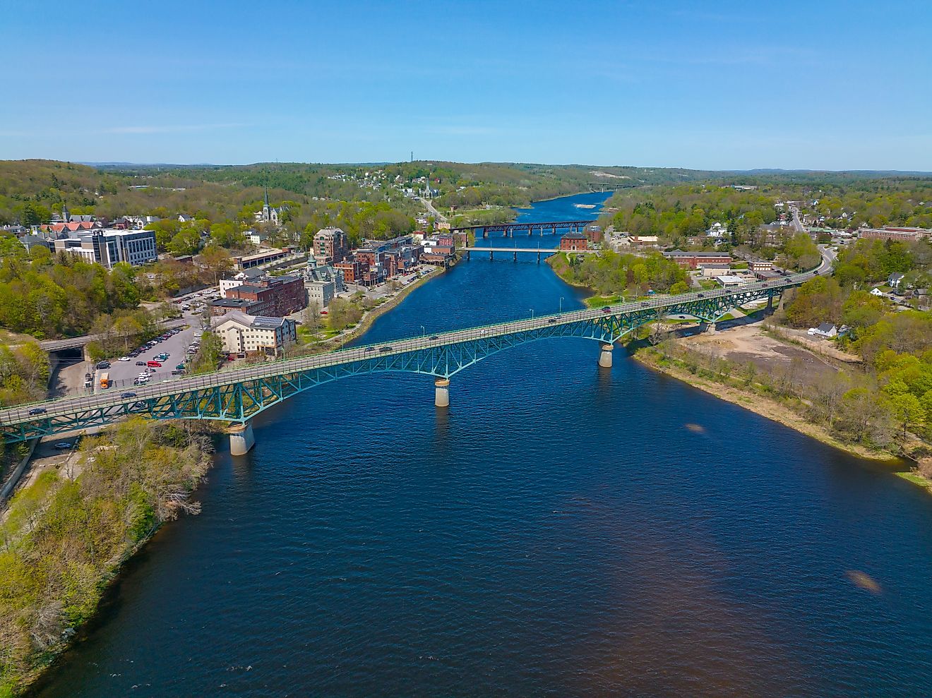 Augusta, Maine, on the Kennebec River,