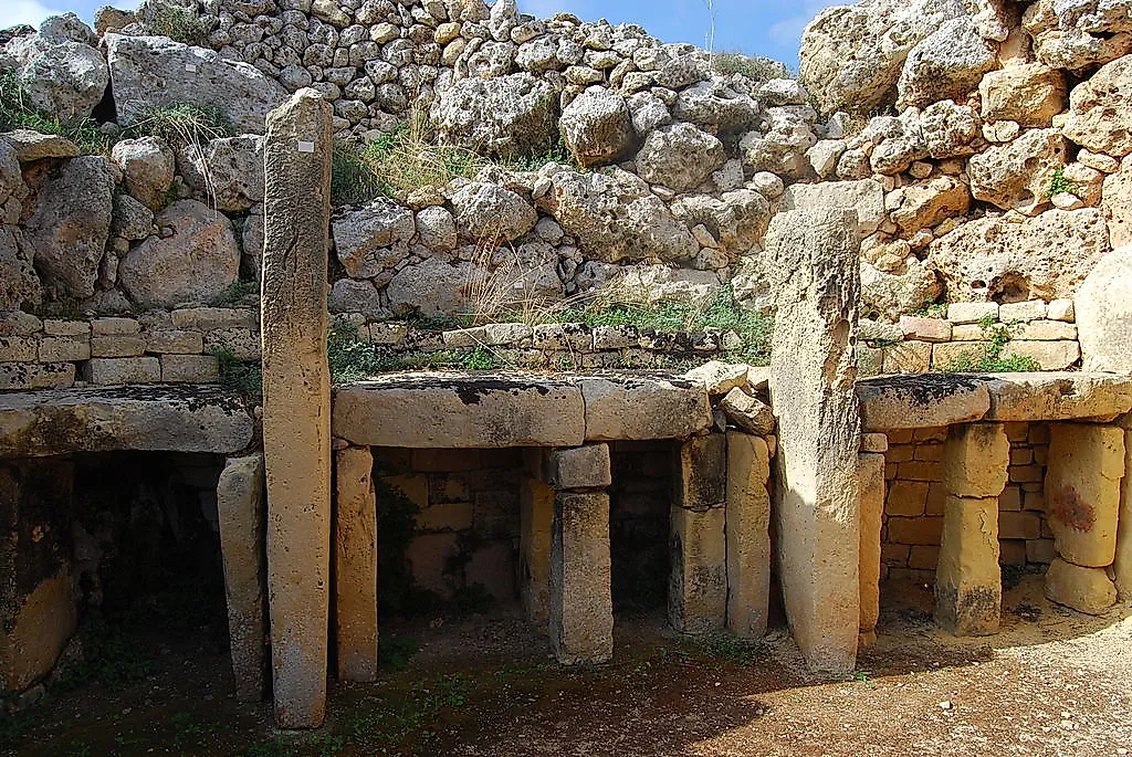 Megalithic temple Ġgantija at Gozo, Malta