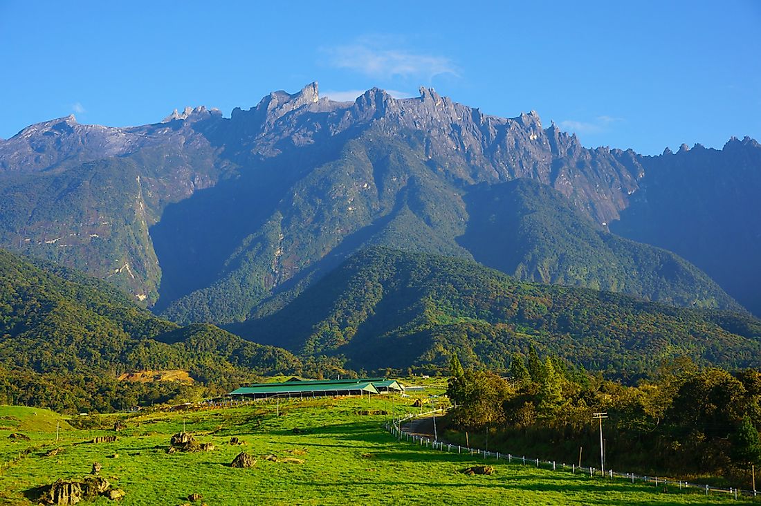 Mount Kinabalu is part of Crocker Range.