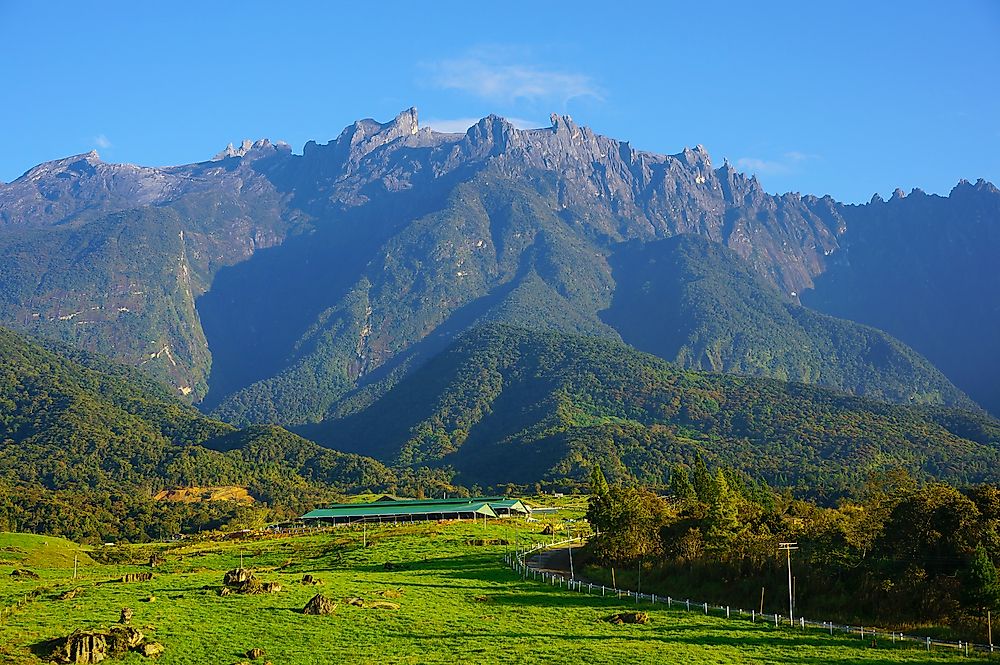 Mount Kinabalu is part of Crocker Range.