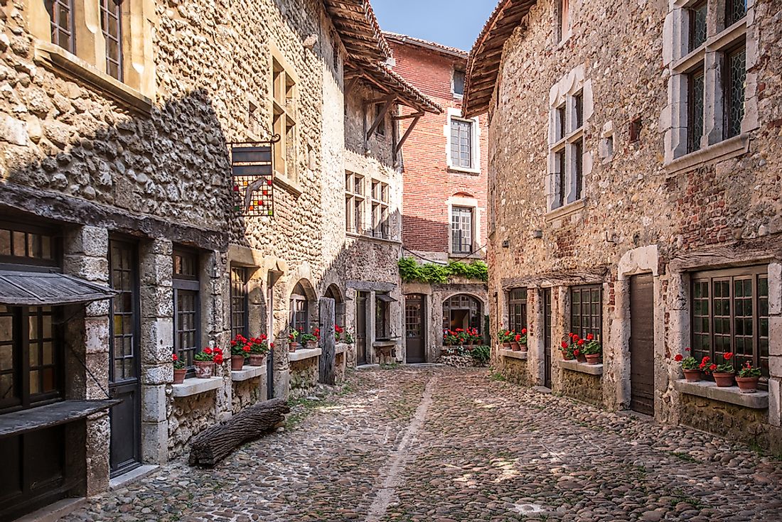 The old town of Carcassonne. 