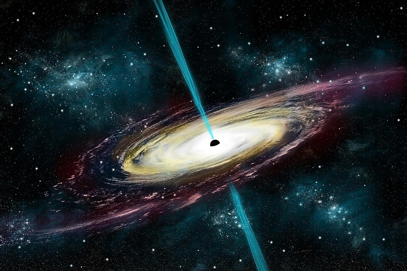 A black hole in interstellar space.