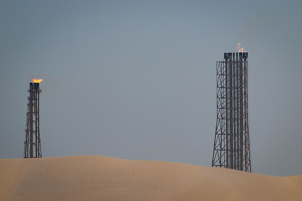 Qatar is heavily reliant on natural gas and crude oil production. Editorial credit: James's travel and photos / Shutterstock.com