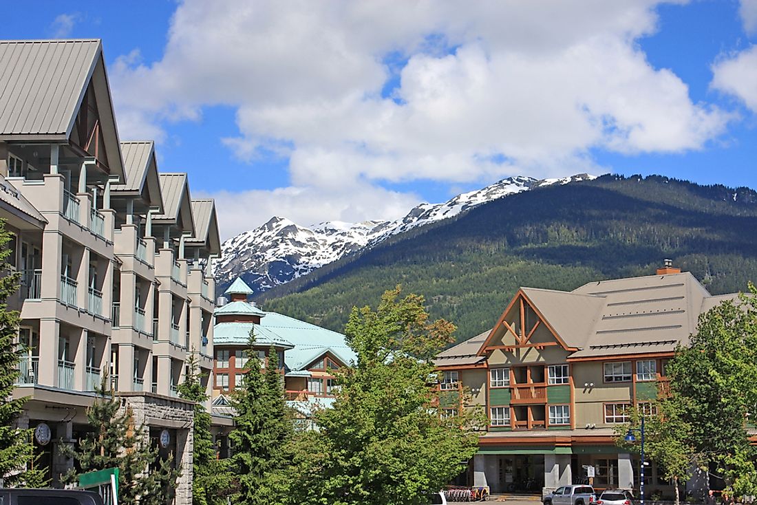 Whistler is a top ski and tourist destination, as well as voted one of the best cities in BC to live. 