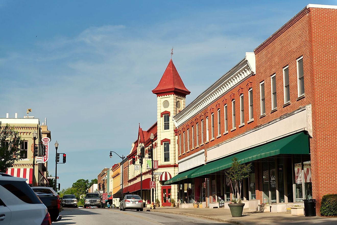Downtown Newberry, South Carolina. Image credit Panas Wiwatpanachat via Shutterstock.com